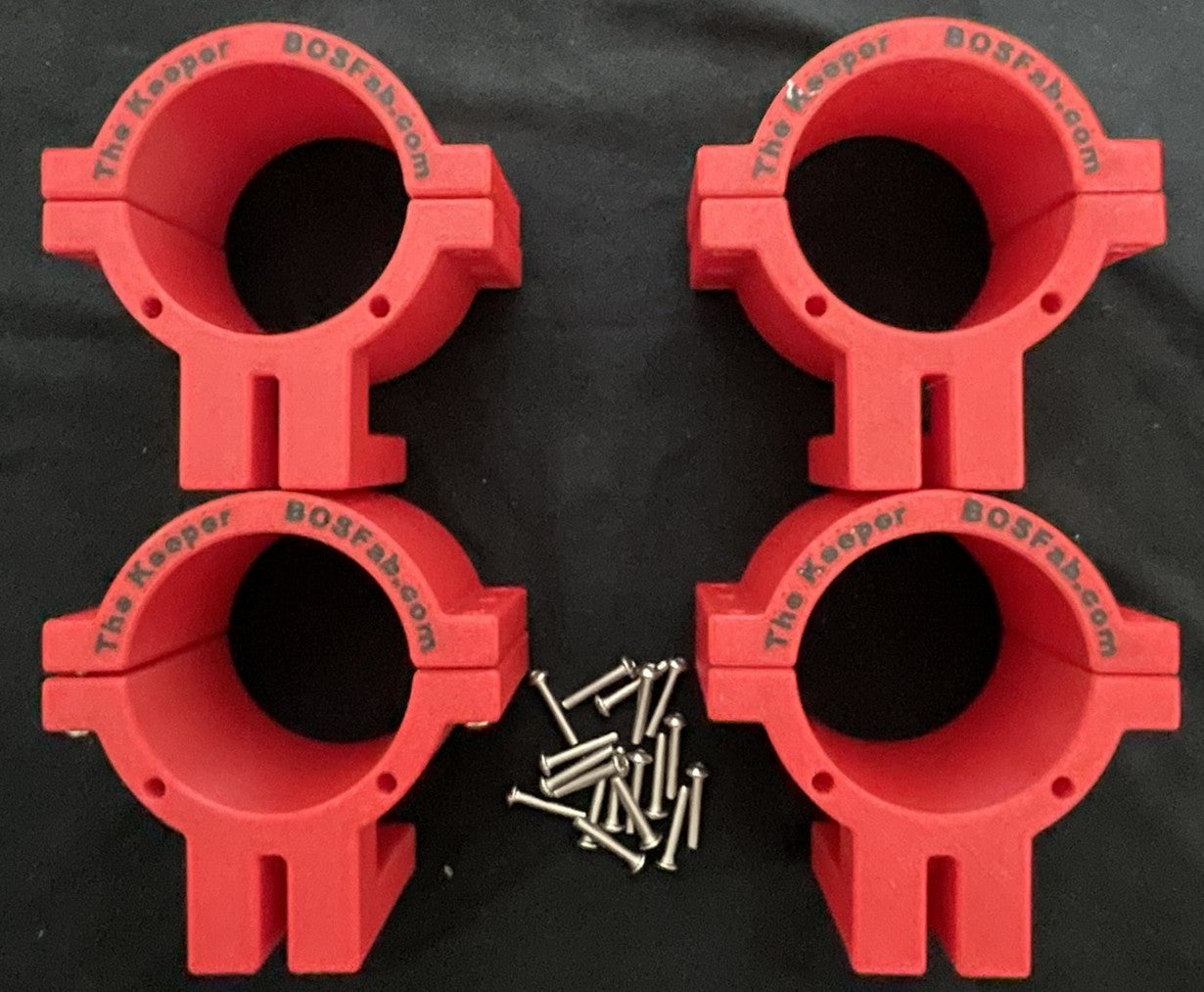 The Keeper 48-52mm Rod Holder Tube (4 Pack)