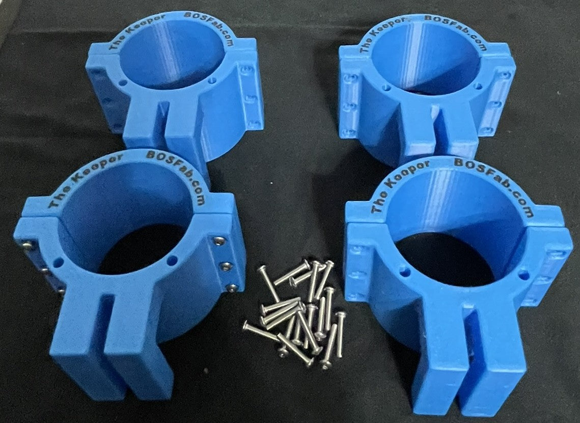 The Keeper 48-52mm Rod Holder Tube (4 Pack)