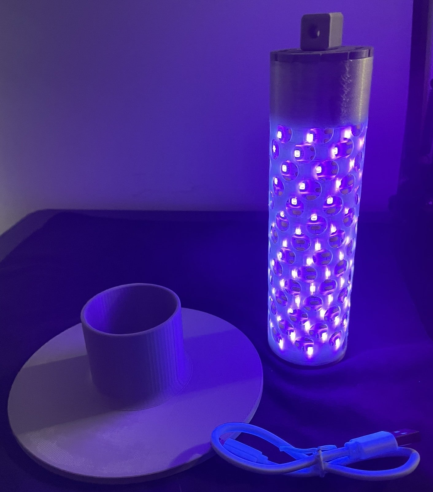 The Glow Can (360 Degree UV Light for Charging Lures)
