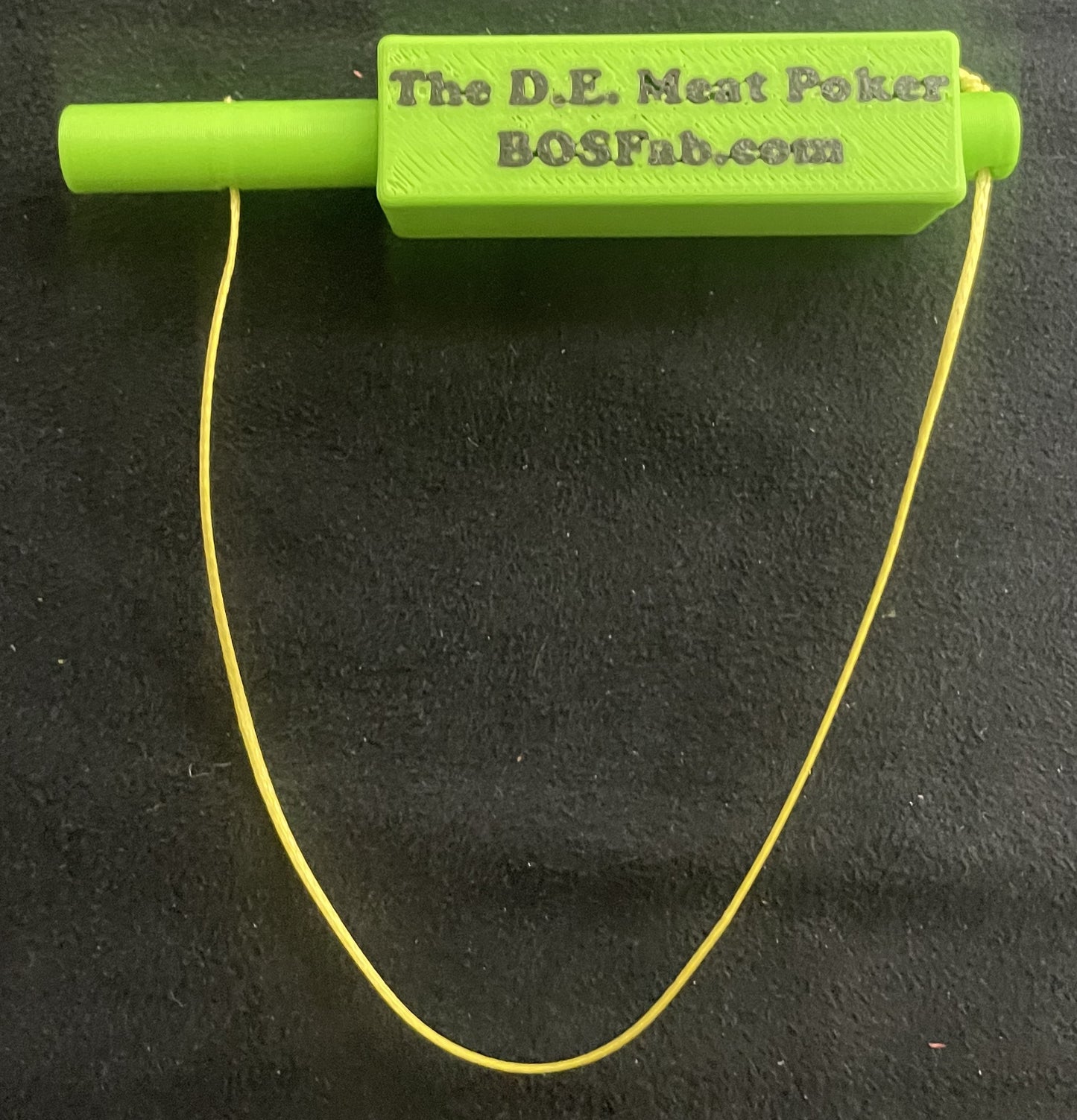 The D.E. Meat Poker (makes a pilot hole in cut bait for the toothpick)